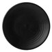 Dudson EJ162 Evo 6 3/8 inch Matte Jet Coupe Round Stoneware Plate by Arc Cardinal - 24/Case