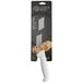 A Mercer Culinary Ultimate White® 8" Offset Wavy Edge Bread Knife in packaging on a white background.