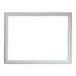 A rectangular white gasket designed for a 30-inch ice bin.
