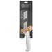 A Mercer Culinary Ultimate White bread knife with a wavy edge and a straight handle.