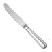 A Sant'Andrea Bellini stainless steel table knife with a silver handle.