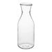 A clear polycarbonate carafe with a flat lid.