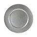 10 Strawberry Street LAS-24 13 inch Lacquer Round Silver Charger Plate