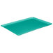 A mint green rectangular fiberglass MFG tray.