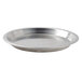 An American Metalcraft aluminum pie pan with a round silver rim.