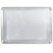 A silver Vollrath Wear-Ever aluminum sheet pan with holes in it.