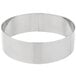 An American Metalcraft stainless steel round cake ring.