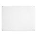 A white rectangular Quartet wall-mounted magnetic glass dry erase board.