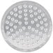 An American Metalcraft heavy weight aluminum pizza pan with a circular surface and nibs.