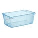 a clear plastic container with a lid