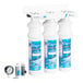 Three C Pure Oceanloch-L3 water filters with a pressure gauge.