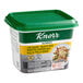 A 1-pound container of Knorr Professional Ultimate Low Sodium Roasted Chicken Base.