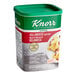 A green and white Knorr container of Ultimate Hollandaise Sauce.