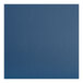 A navy vinyl bar stool seat and back with a white border.