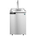 A Hoshizaki stainless steel beer dispenser with a tap.