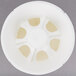 a close up of a white container