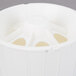 A white plastic Prince Castle Ketchup Collector with holes.