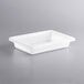 A white plastic Vigor food storage container.