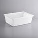 A white plastic Vigor food storage container with a lid.