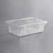 A clear plastic Vigor food storage container with a clear lid.