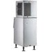 A large rectangular silver Hoshizaki air cooled ice machine.