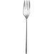A Sola stainless steel fish fork with a silver satin handle.