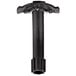 A black metal disc stem with a black plastic nut on top.