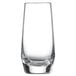 A Schott Zwiesel Pure shot glass filled with clear liquid.