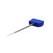 A blue rectangular Comark FP-PROBE thermometer probe with a metal needle.