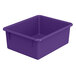 A purple plastic tray for Cubbie-Tray storage units.