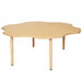 a close up of a table