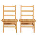 Two Jonti-Craft wooden Children's Ladderback chairs.