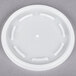 A white plastic Dart lid with a round vent.