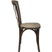 a wooden chair with a white background