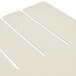 A white rectangular Short Metro tote box divider with holes.