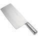 A Town stainless steel cleaver with a handle.