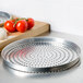 a close-up of a metal tray