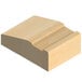 A set of 4 wooden blocks with curved edges.