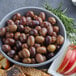 A bowl of Frutto d'Italia Mediterranean olives.