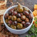 A bowl of Frutto d'Italia Pitted Antipasto Olive Mix.