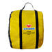 An XPOWER yellow waterproof bag with black straps.