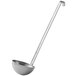 A Vollrath stainless steel ladle with a long handle and bowl.