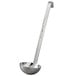 A Vollrath stainless steel ladle with a long handle.