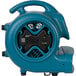 A blue XPOWER air blower with a black handle.