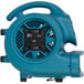 A blue XPOWER air blower with black accents.