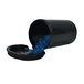 A black XPOWER Freshen Aire container with blue beads inside.