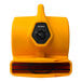 A yellow XPOWER air mover with a black knob.