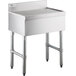 A Regency stainless steel underbar drainboard on a white background.