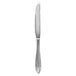 a silver knife on a white background