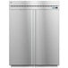 A stainless steel Hoshizaki roll-in refrigerator with two doors.